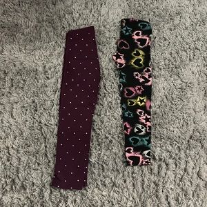 2 pack Girls Leggings